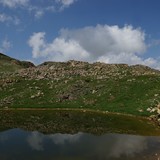 Meer boven in de bergen bij Panticosa.