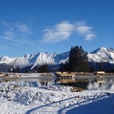 Meertje nabij het restaurant Hög Alm