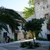 Binnenplein op de agriturismo.