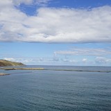 Uitzicht op de Middellandse zee bij Castellamare del Golfo.