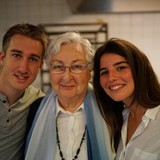 Thijs, oma en Ana Maria.