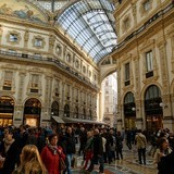 De Galleria Vittorio Emanuele is een overdekte winkelstraat.