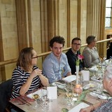 Lunch in het Kruisherenhotel.