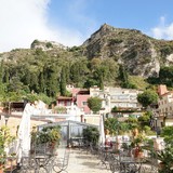 Het dakterras van Casa Turchetti in Taormina.