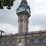 Toren bij het champagnehuis van Castellane in Epernay.