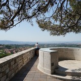 Uitzicht vanaf de oude stad in Perugia.