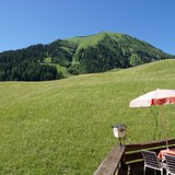 Uitzicht vanaf het terras van de Kaffeemühle.